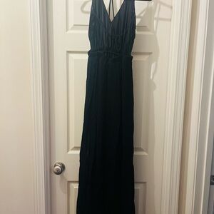 Lulus Black full length dress. XS